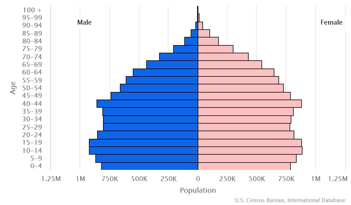Sri Lanka Population Pyramid
